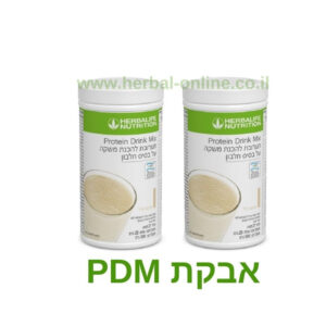 ערכת 2 קופסאות משקה PDM בטעם וניל