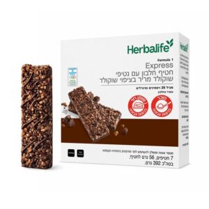 חטיף ארוחה פורמולה 1 אקספרס הרבלייף בטעם שוקולד מריר